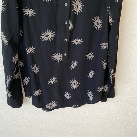 Equipment Ava silk black blouse size small - Picture 4 of 12